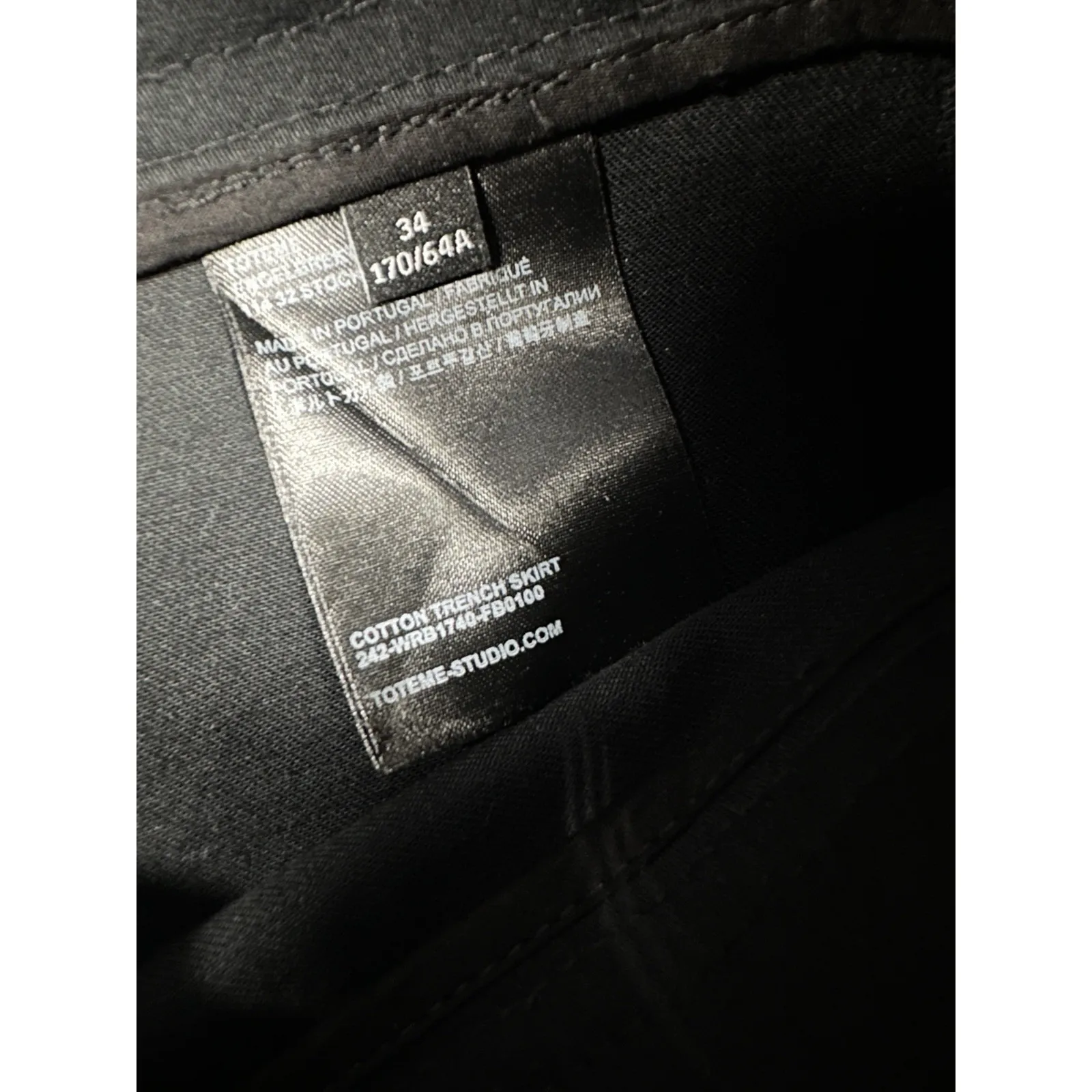 Toteme Women's Cotton Trench Skirt Knee - Image 8