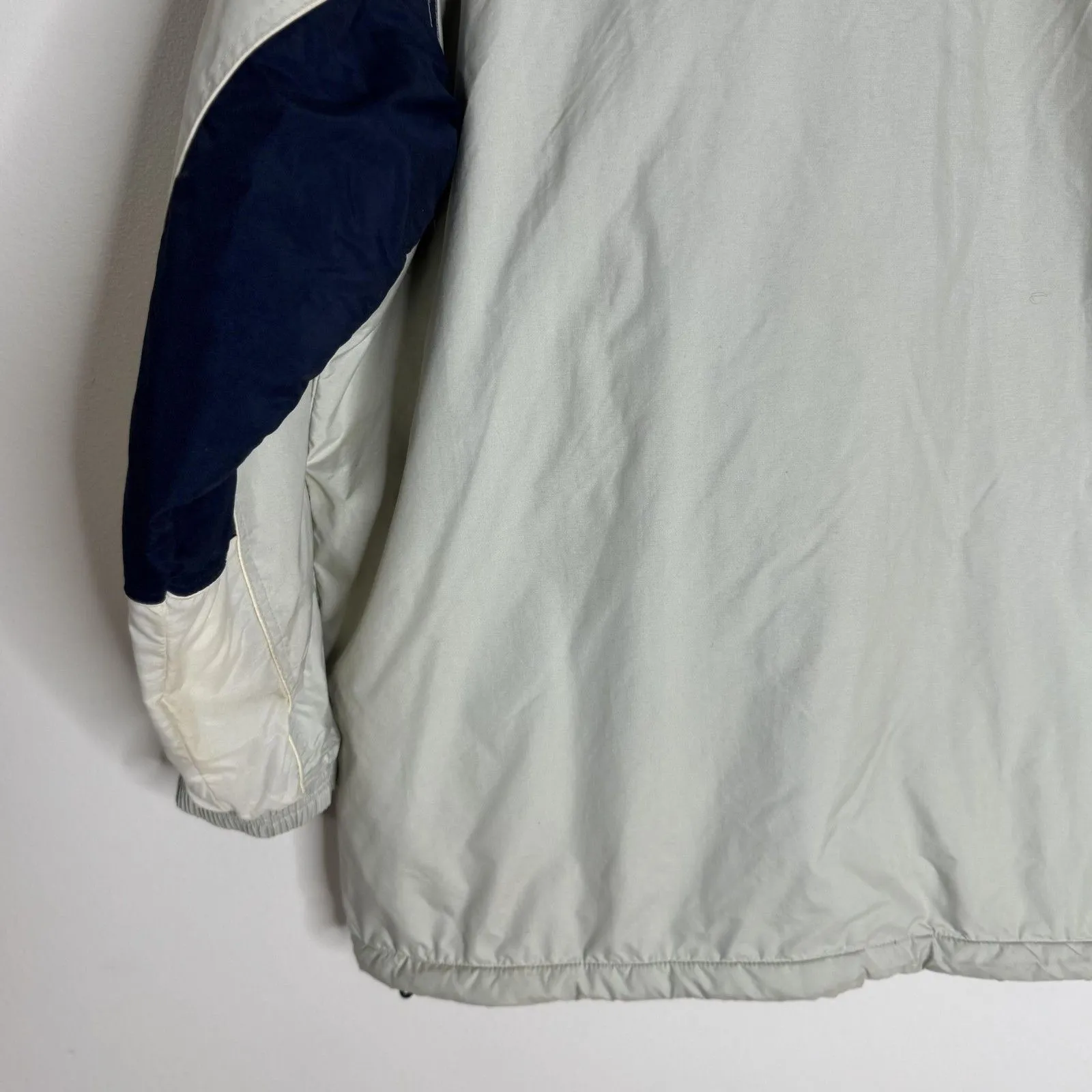 First Down Jacket Mens Medium Gray Hooded Parka Sixty - Image 13