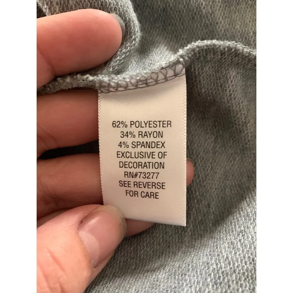 A glow maternity super mama pull over sweat shirt size xl maternity Gray - Image 5