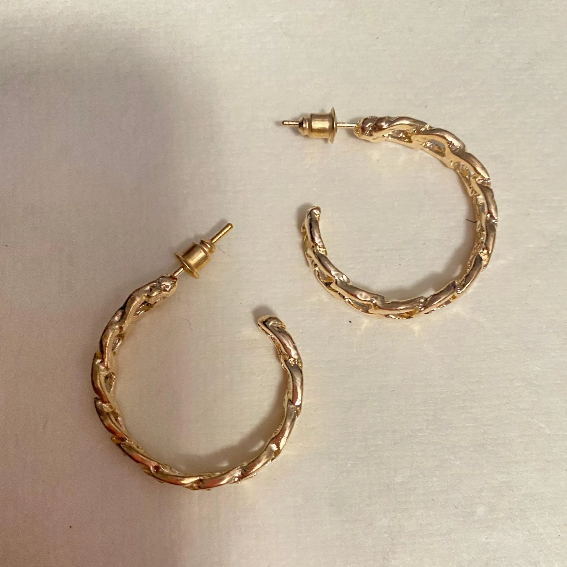 Boutique Gold Hoops - Image 2