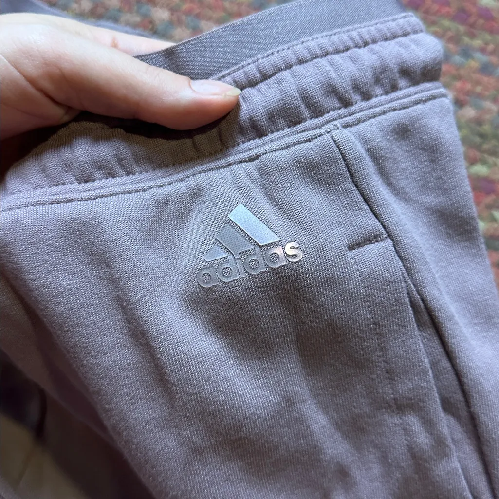 ADIDAS DUSTY ROSE PINK SWEATPANTS - Image 3