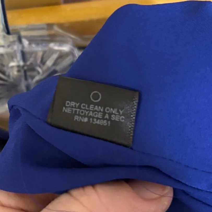 Charles Henry Royal Blue Mock Neck Long Sleeve Shift Dress Sz S Office Cocktail - Image 6