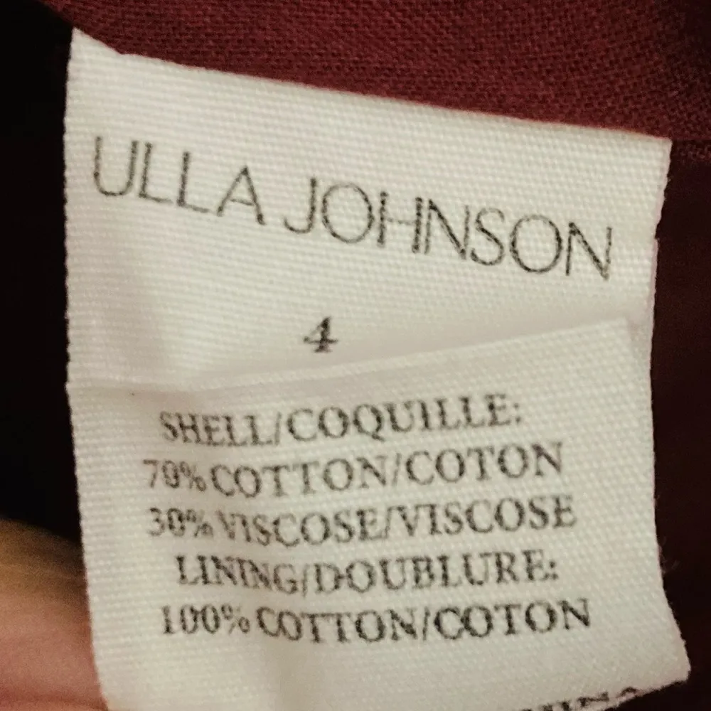 Ulla Johnson Juniper ruched floral 2022 mini dress in orange brown. Size 4 - Image 11