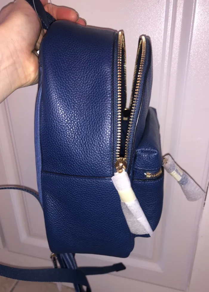 Coach Mini Backpack Dark Royal Blue - Image 2