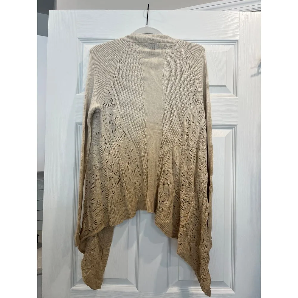 INC sweater Shaw cover tan petite‎ large Size undefined - Image 3