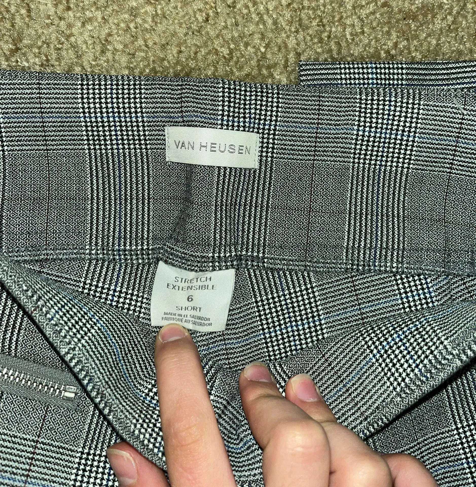 Van Heusen Plaid Dress Pants - Image 5
