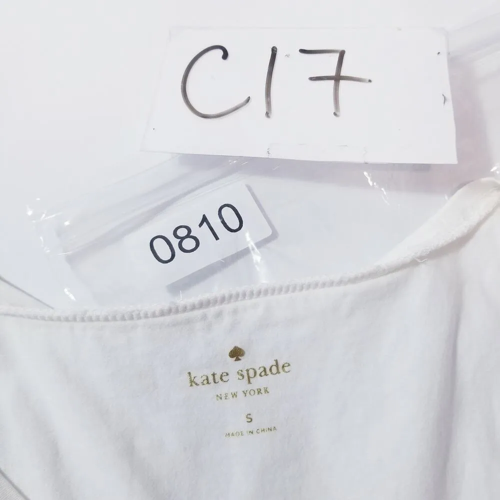 Kate Spade  Bow Sleeveless White Blouse - Image 10