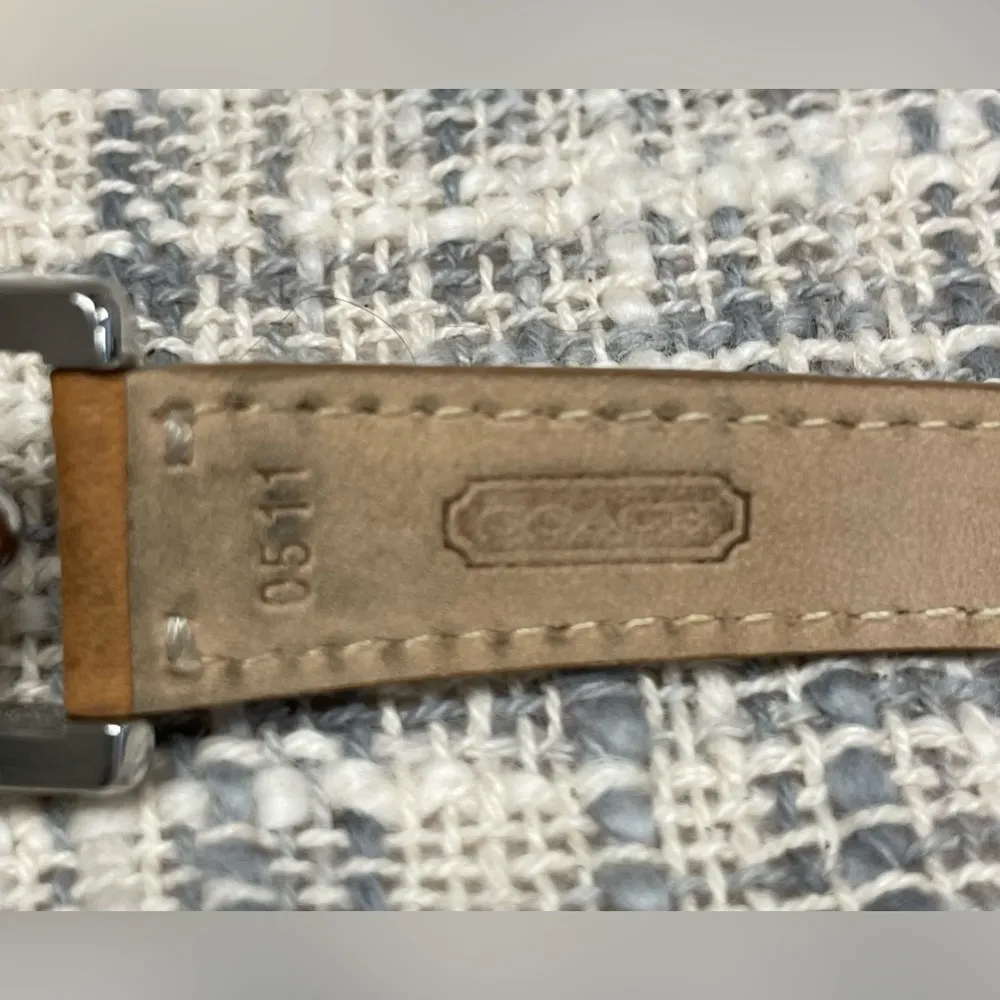 Vintage  Wrist Watch #0255 - Stainless Steel/Tan Leather Strap - NIB - Image 14