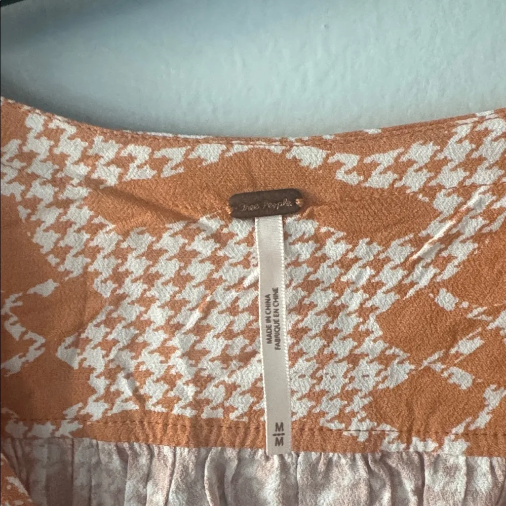 Free People Sweet on You Top Boho Twee CottageCore Country Sexy Size M - Image 3