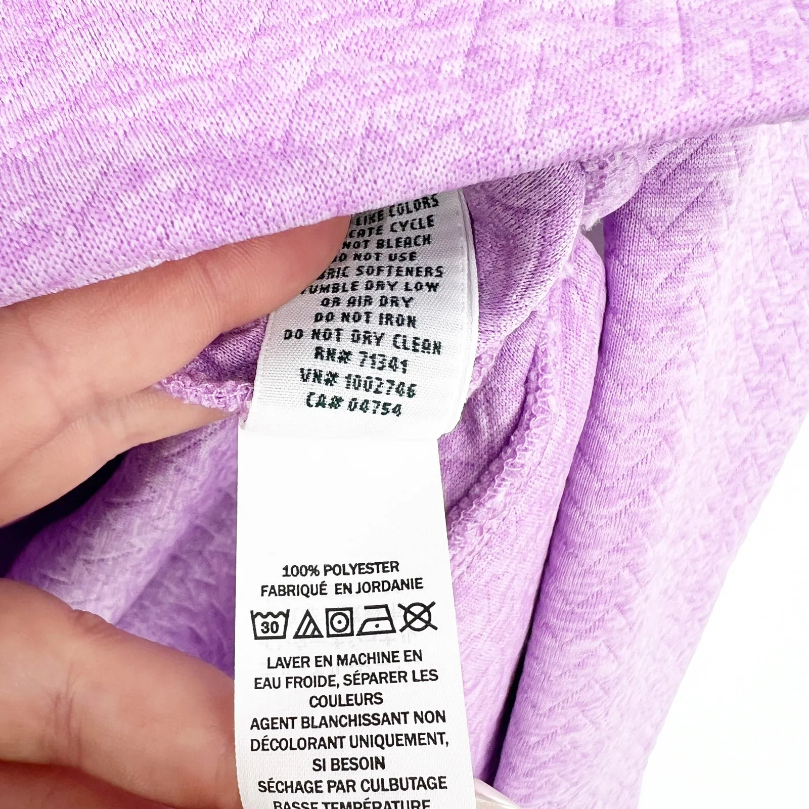 L.L. Bean FlexForward 1/2 Zip Quilted Pullover‎ S Purple - Image 9