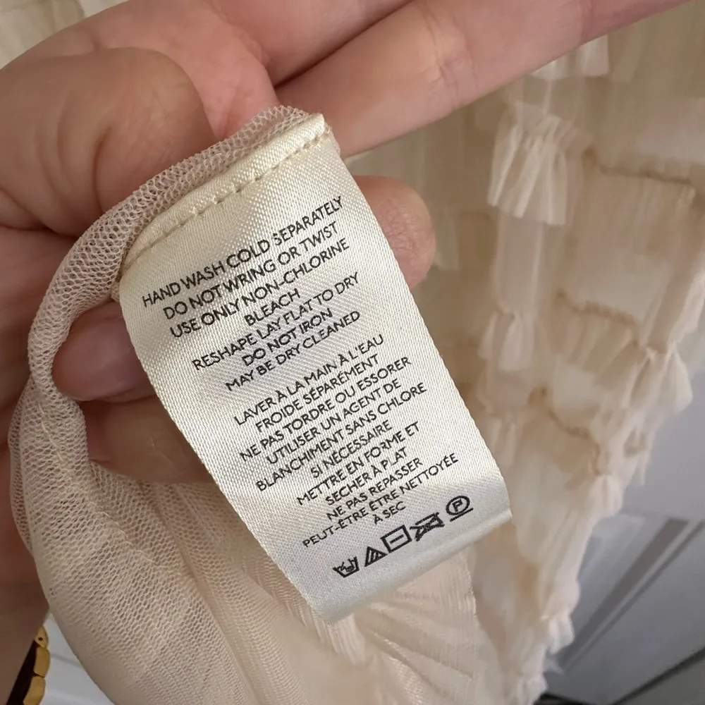 Urban Outfitters Beige Tan Asymmetrical Ruched Gown - Image 13