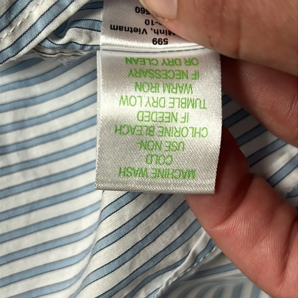 Lilly Pulitzer Striped Button Down Shirt - Image 10