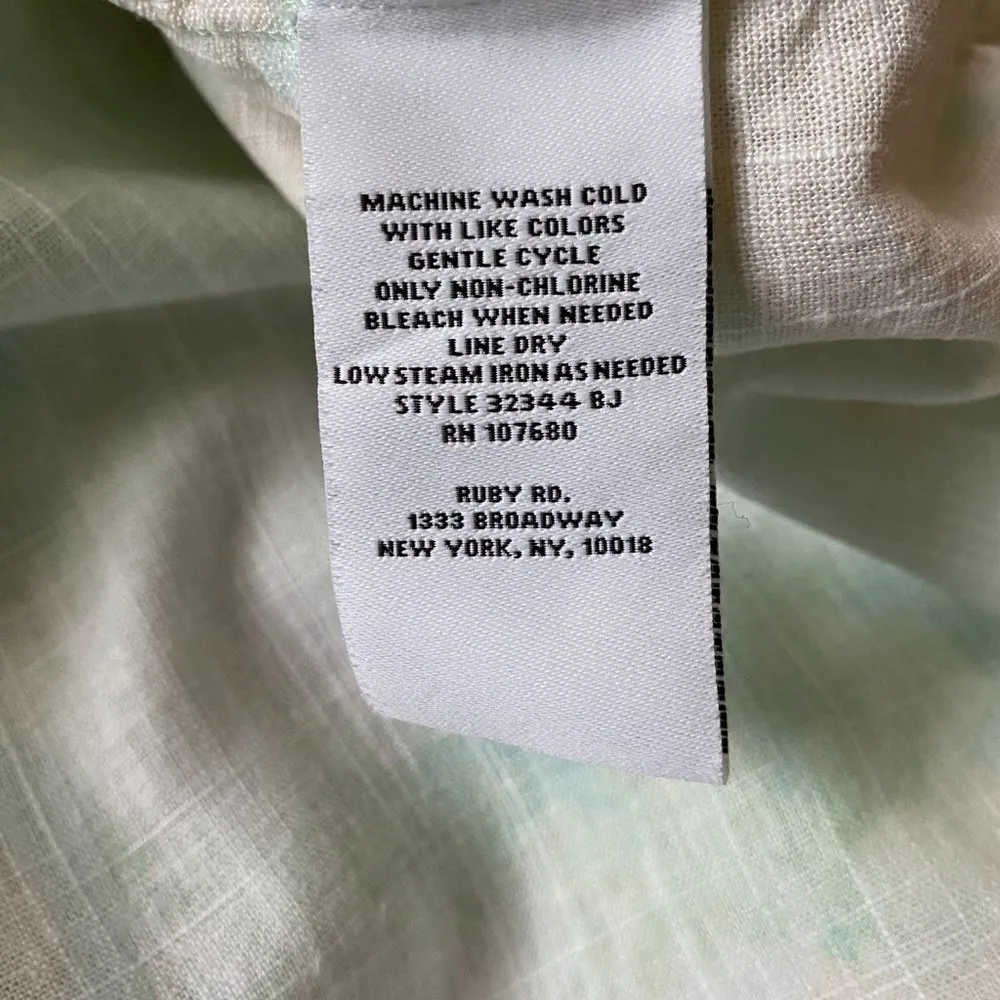 Ruby Rd. long sleeve v-neck pullover multicolored top women's size Petite large - Image 10