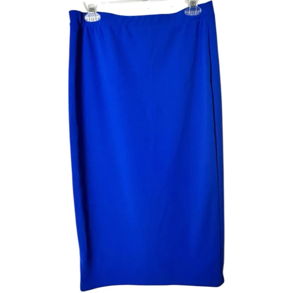 Saints 21 Blue Women's Midi Style Elastic Waist Skirt Sz XL NWOT - Image 4