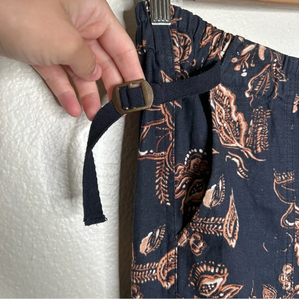 NEW Anthropologie Pilcro Beach Cargo Linen Pants extra small - Image 4