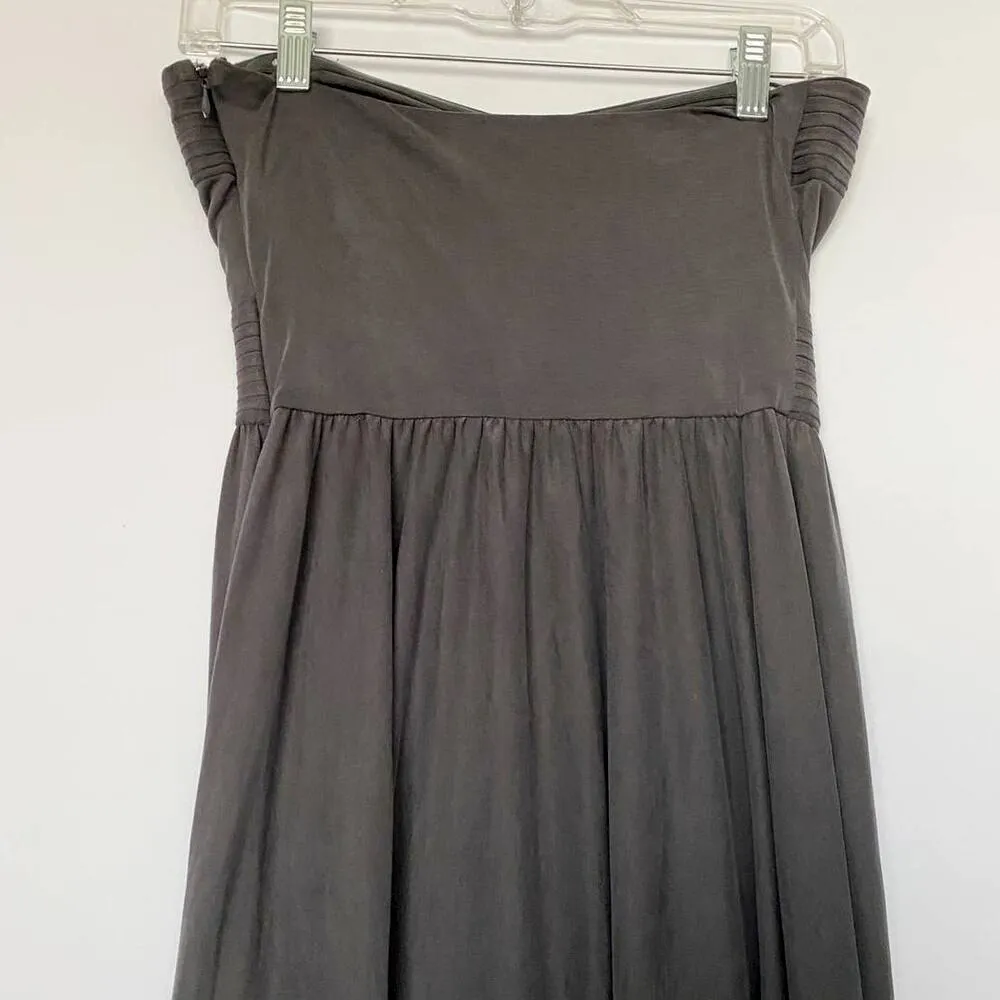 Urban‎ Outfitters Kimchi Blue Small Gray Strapless Gretchen Maxi Dress - S - Image 13