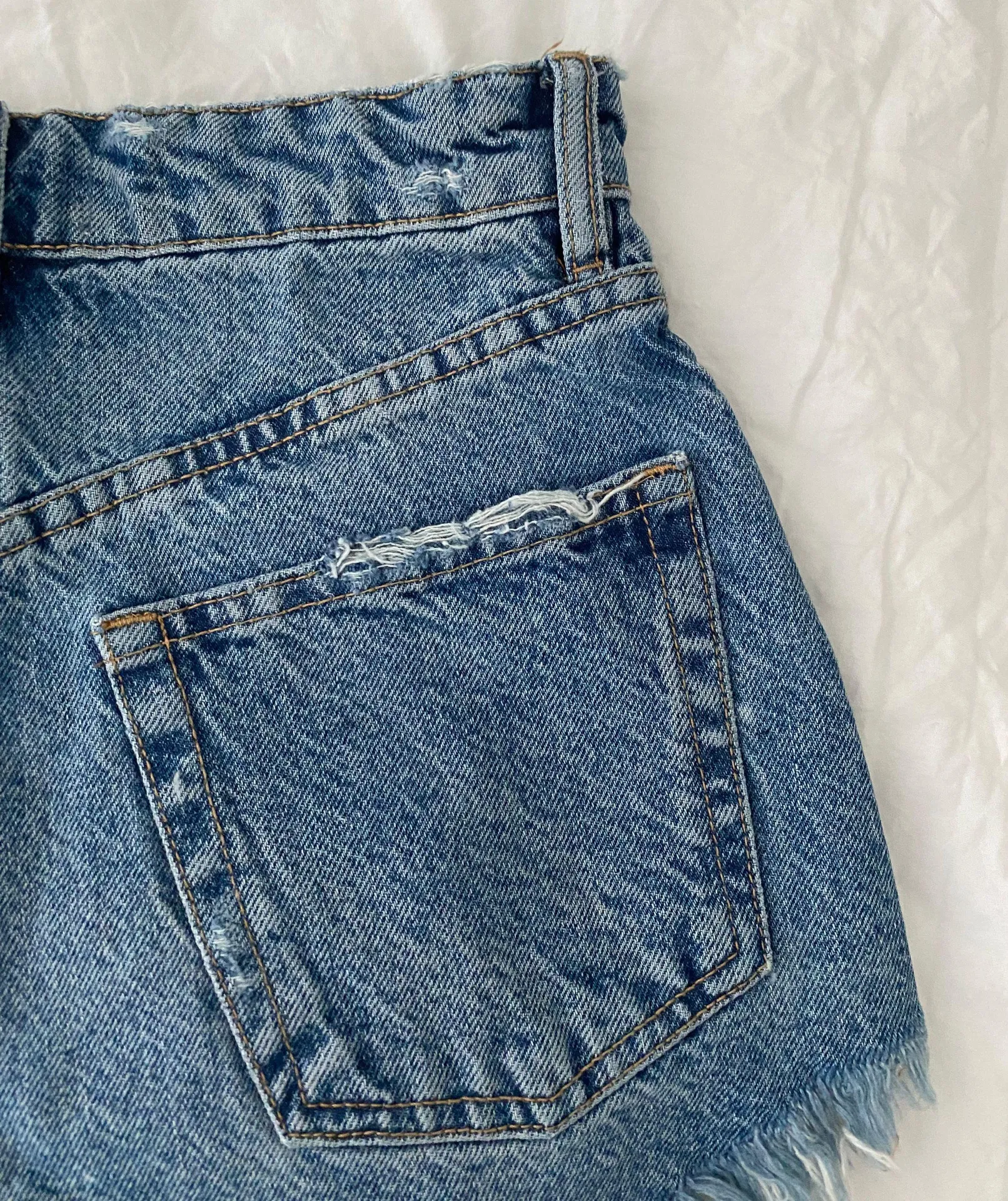 ZARA Cut-offs Jean Shorts - Image 2