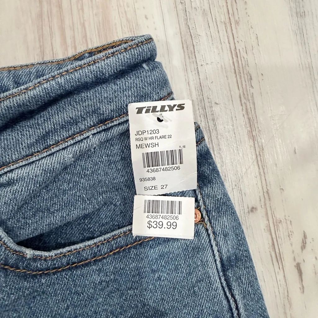 RSQ Denim High Rise Flare Jeans - Image 3