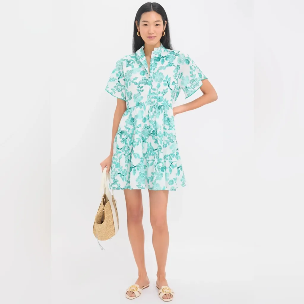 Ro’s Garden Vibeka Short Dress Green Size M - Image 3