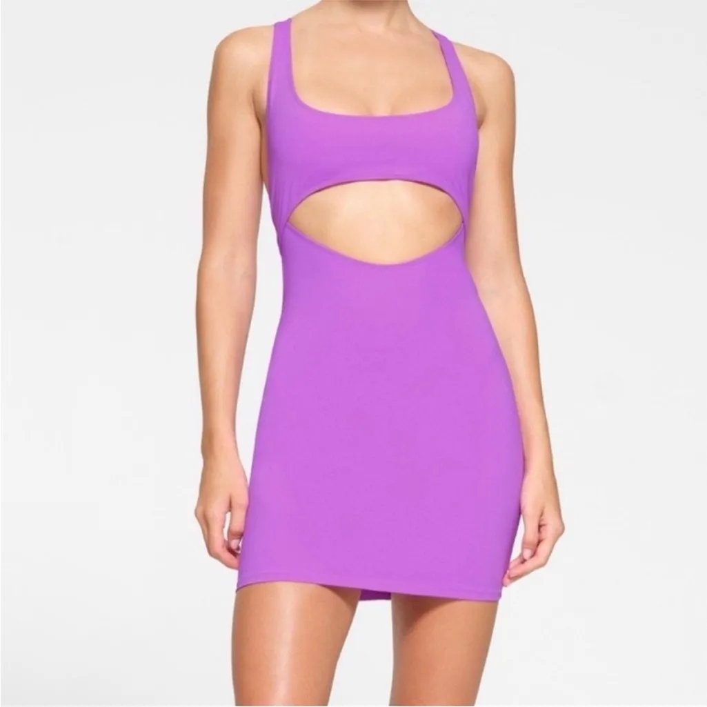 NWT SKIMS Swim Cut Out Tank Dress Women's 3662 - Image 10