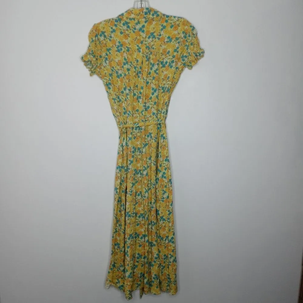 Urban Outfitters Spring Day Midi Wrap Dress In Green - Image 8