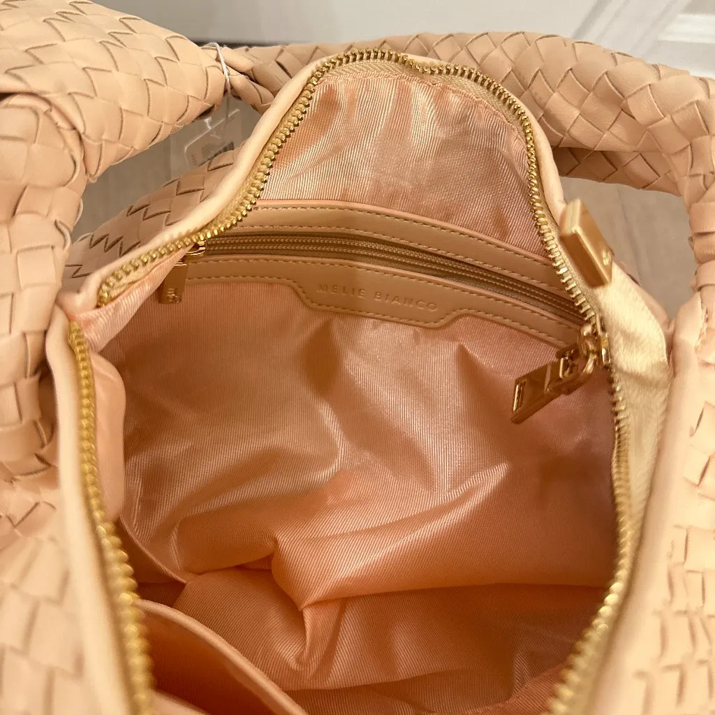 ANTHROPOLOGIE The Brigitte Satchel by Melie Bianco Oversized Edition Pink Combo - Image 8