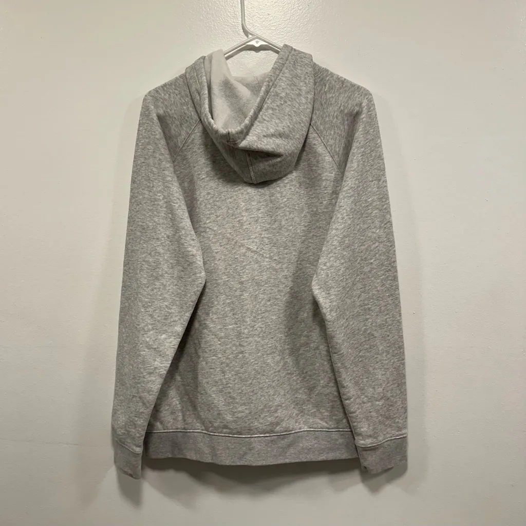 Detroit Lions hoodie sweatshirt! Gray Hoodie with Blue sequin Lion Design! Large - Image 5