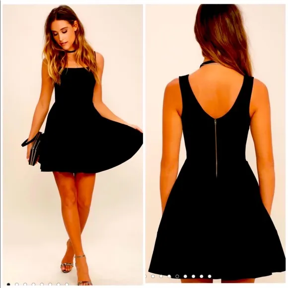 Lulus Home Before Daylight Black Dress - Image 2