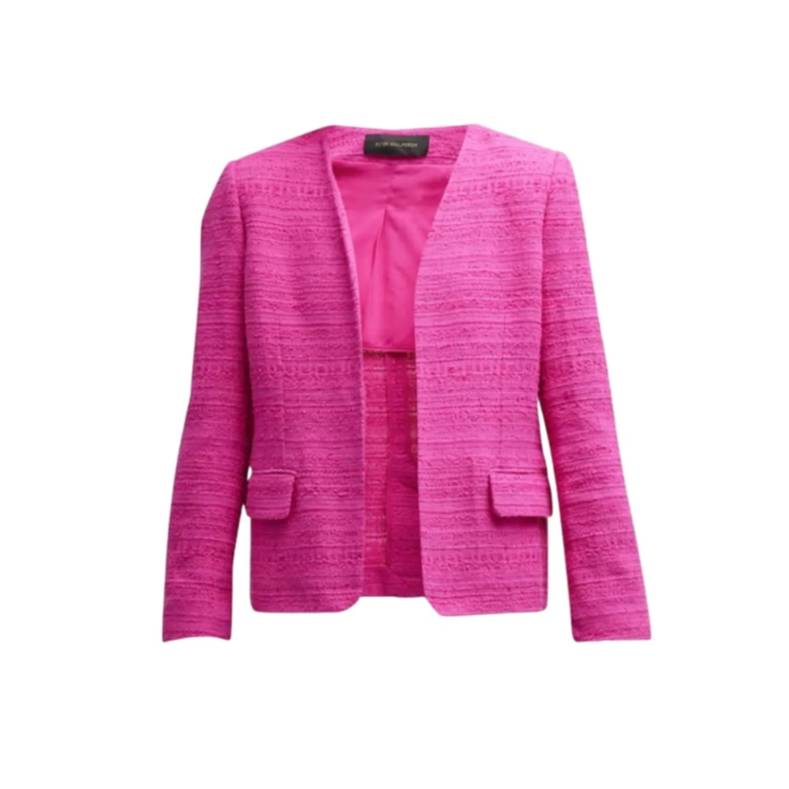 KOBI HALPERIN Elle Tweed Jacket Size Small New with‎ Tags Pink - Image 3