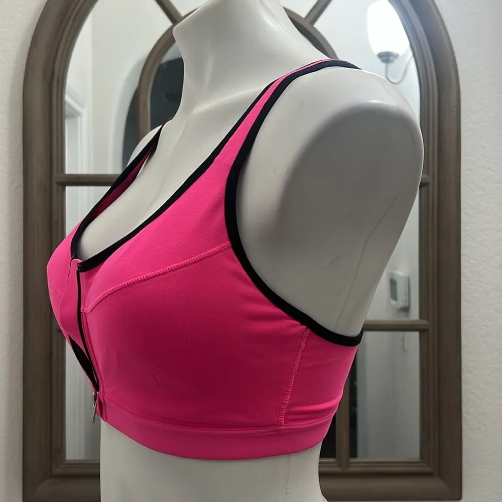 VSX Victoria’s Secret Sport Bra w/Front-Closure in Pink, Size 34C EXCELLENT! - Image 3