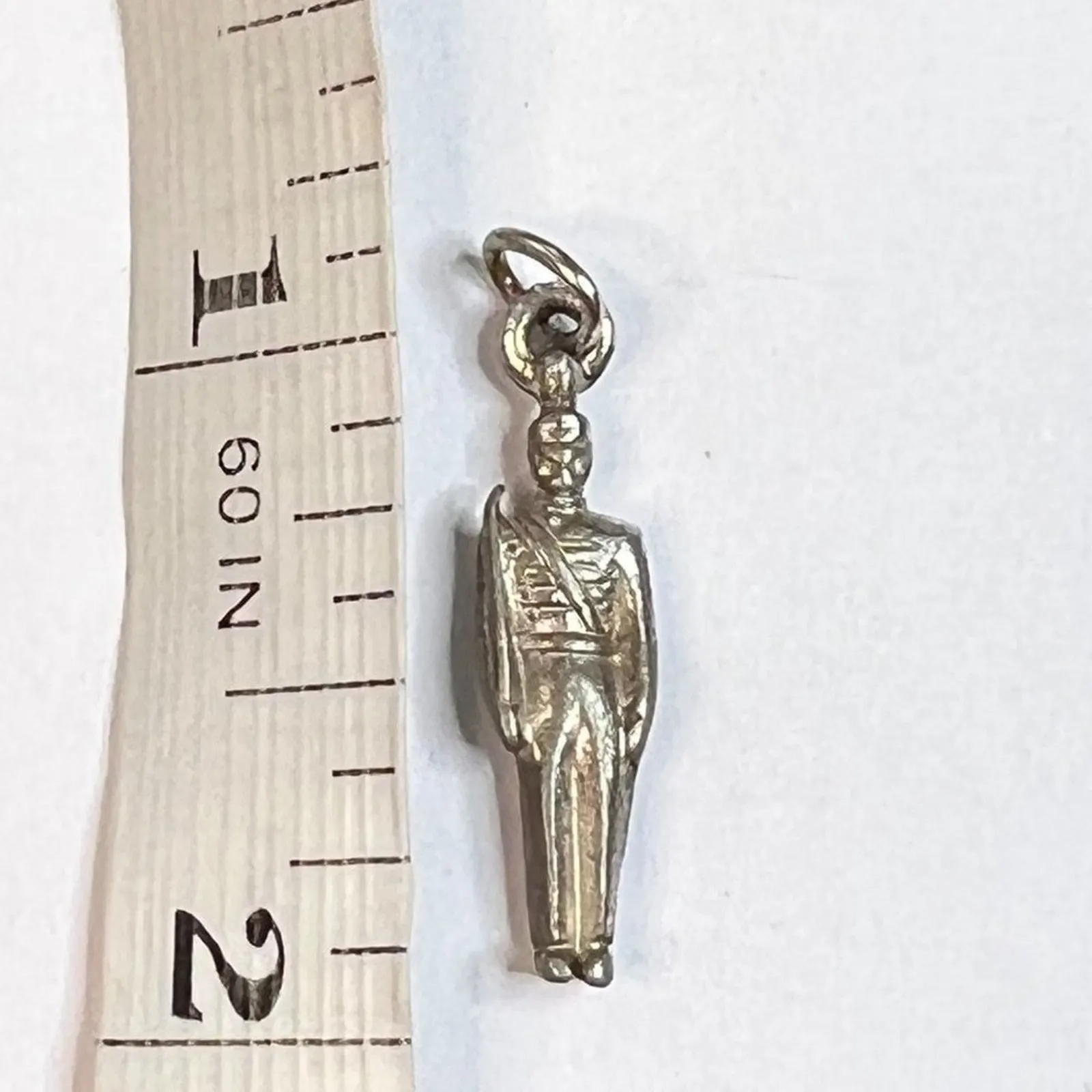 Vintage Toy Soldier Charm Silver - Image 2