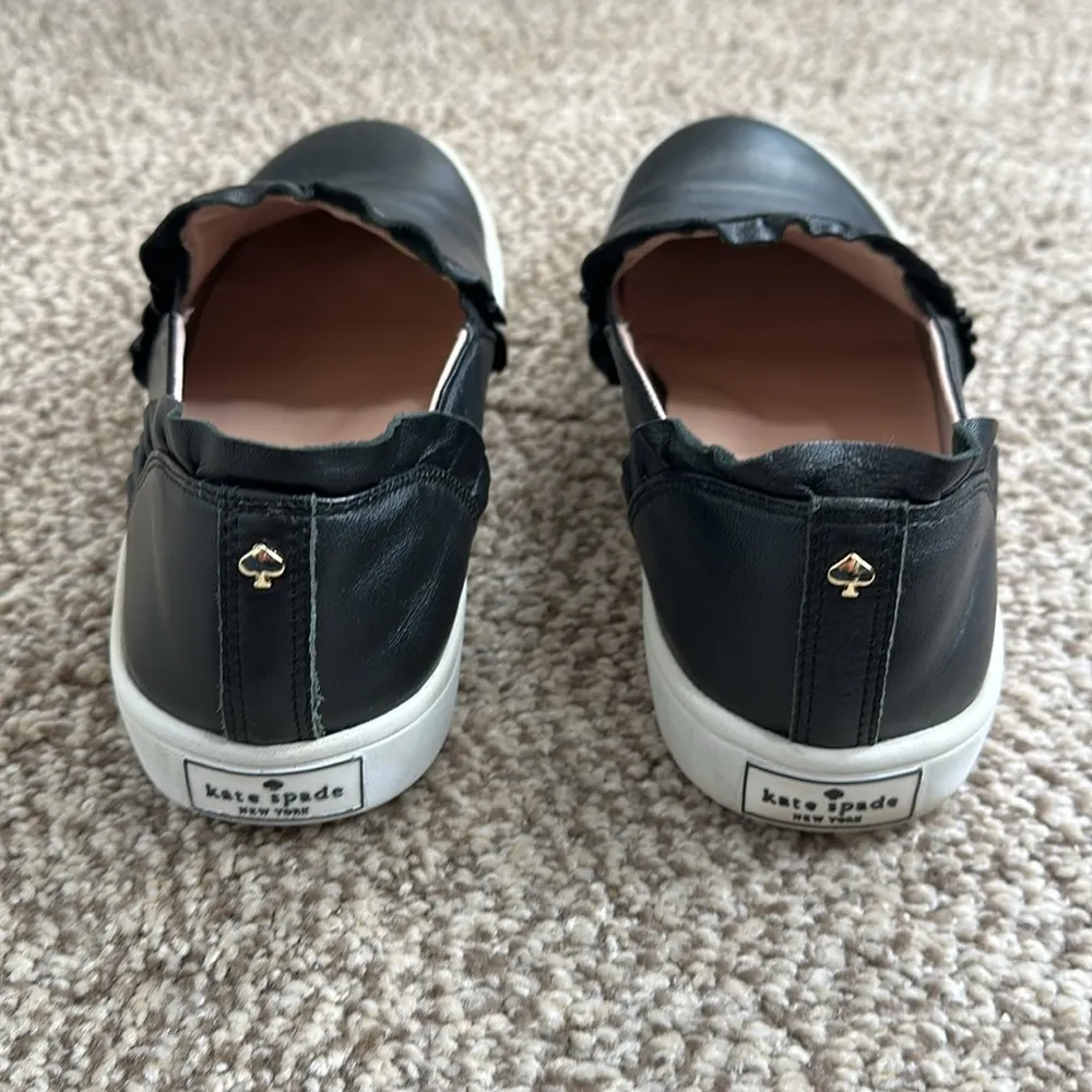 Kate Spade Lilly Ruffle Leather Shoes - Image 3