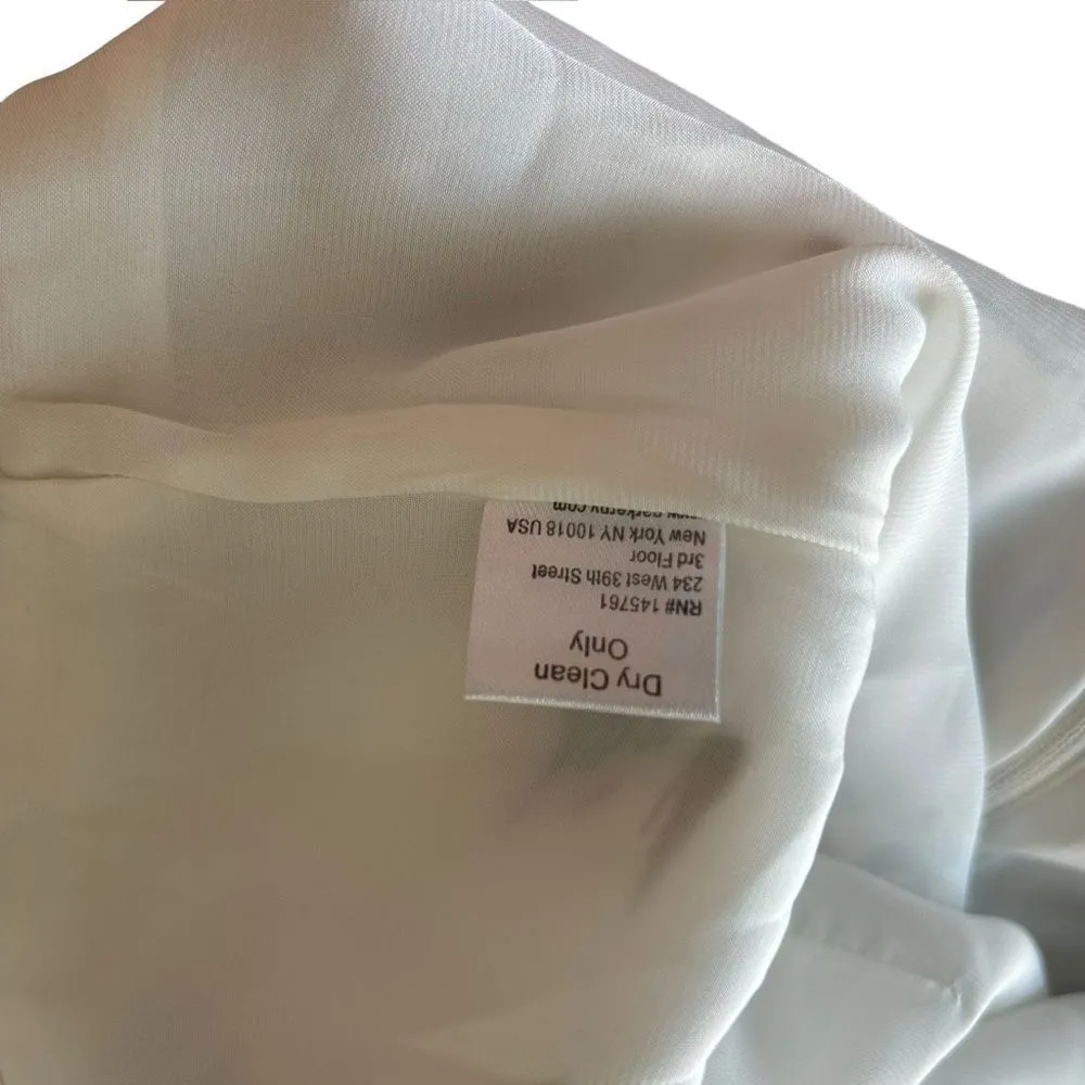 Revolve Parker Women’s 8 Karmina Crop Top‎ Black White Grand Magnolia Floral - Image 9