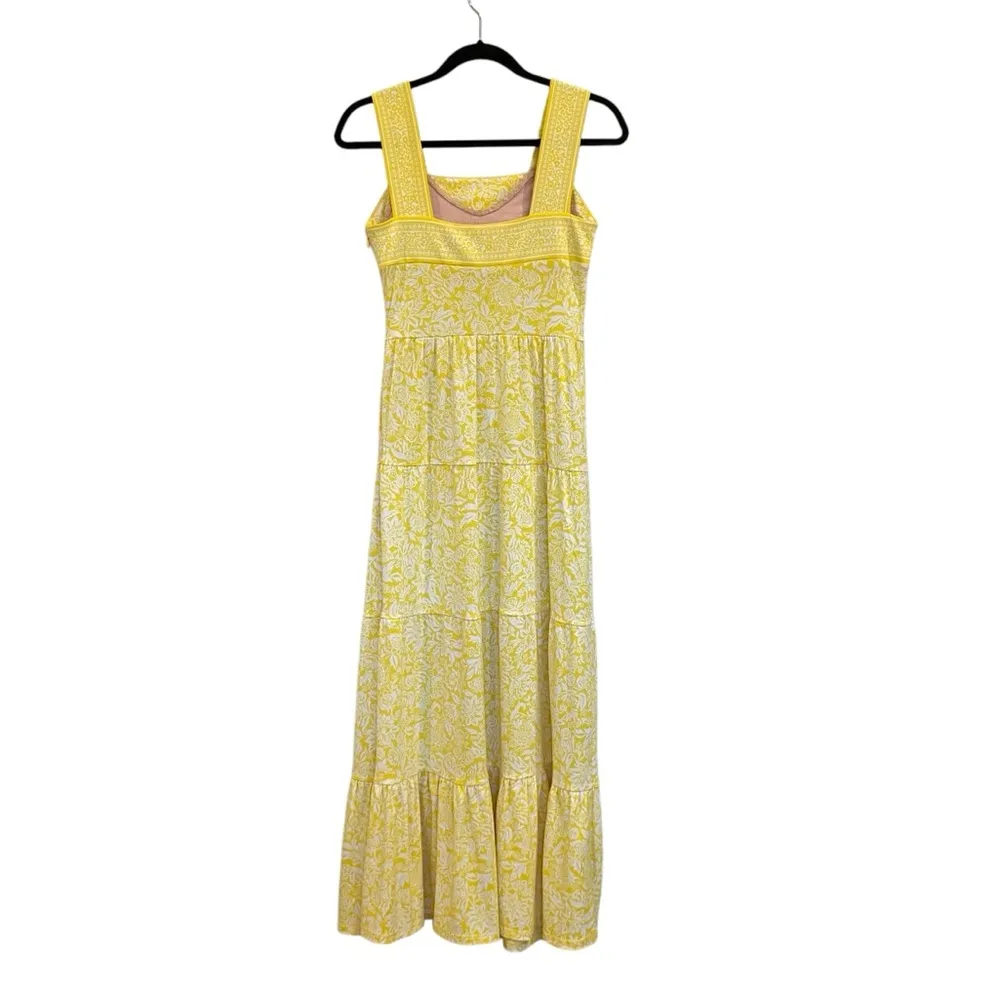 Michael Kors Tiered Floral Maxi Sundress Crepe Jersey Stretch - Image 7