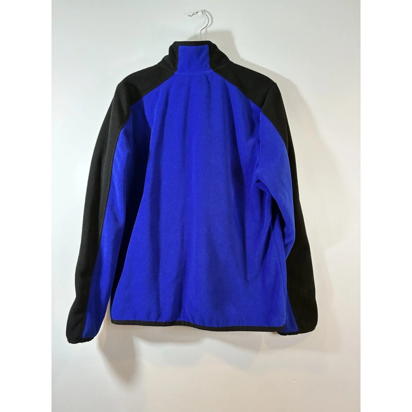 VTG Polo Sport Ralph Lauren Womens‎ XL Fleece Jacket Full Zip Blue/Black Casual - Image 3