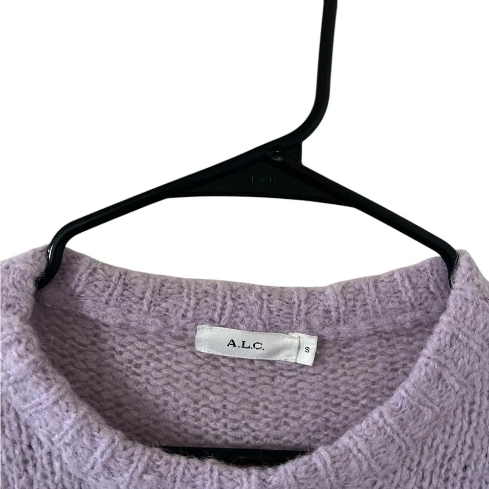 A.L.C. Cole Alpaca Lavender Sweater - Image 4
