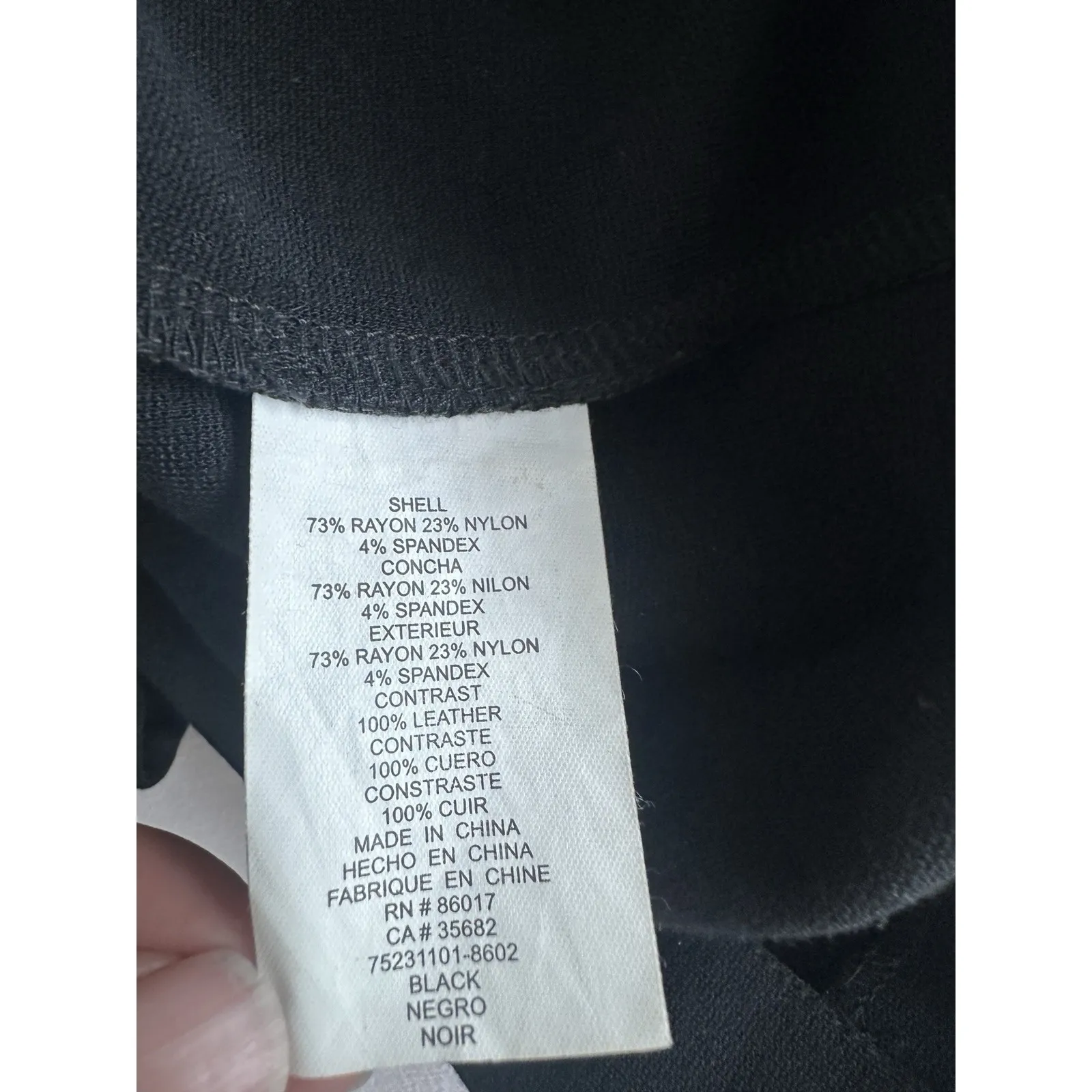 Bebe Women's Ponte Knit and Leather Corset Sexy Bodycon Dress Sz: 4 (b51) - Image 6