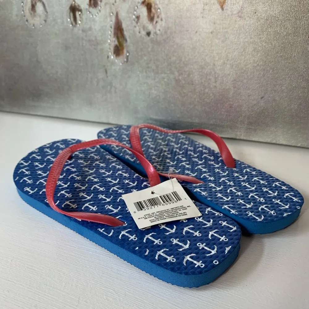 Anchor Flip Flops Blue Size undefined - Image 6