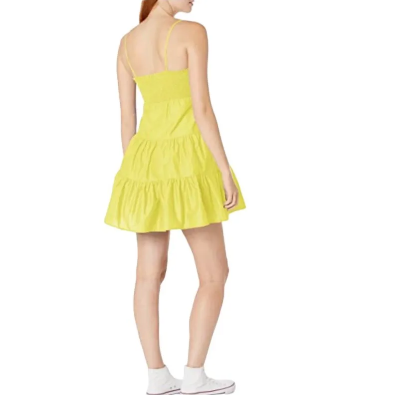NWT BB DAKOTA WOMEN'S DREAM ABOUT ME DRESS In Sunny Lime XS Yellow - Image 6