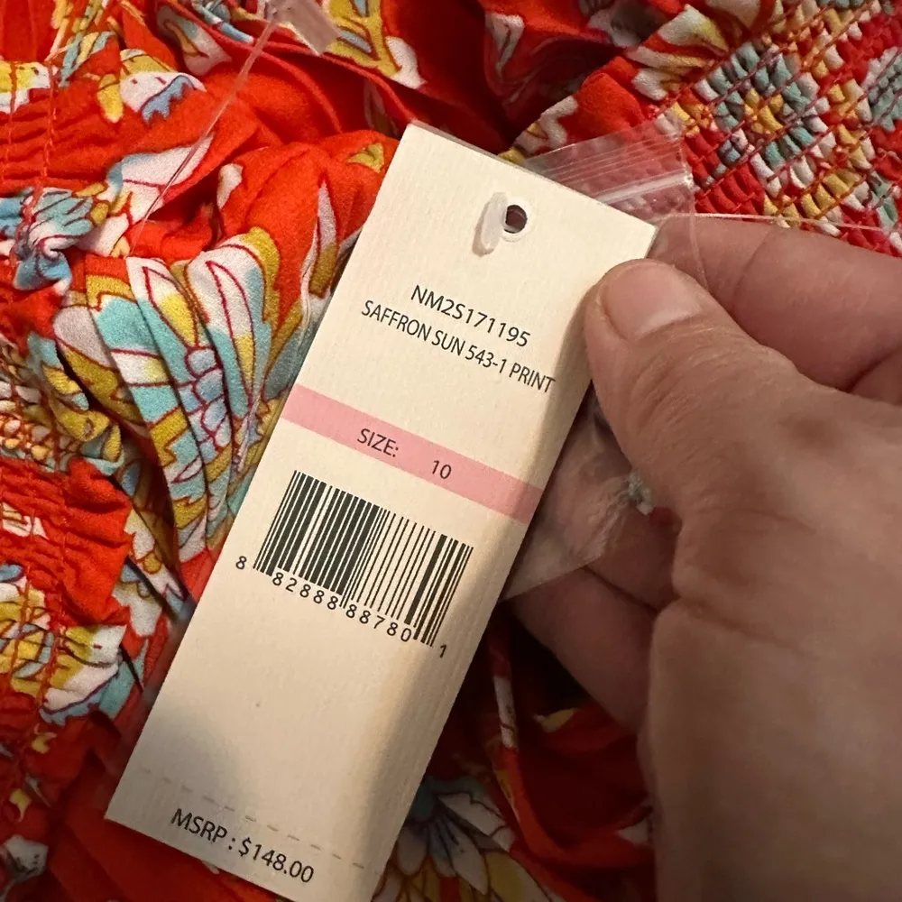 NWT Nanette Nanette Lepore Saffron Sun Floral Halter Dress Size 10 - Image 5