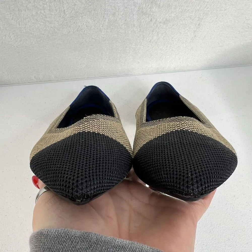 Rothy's Size 10 The Point Toe Flats Dune Cap Retired Limited Edition Classic - Image 10