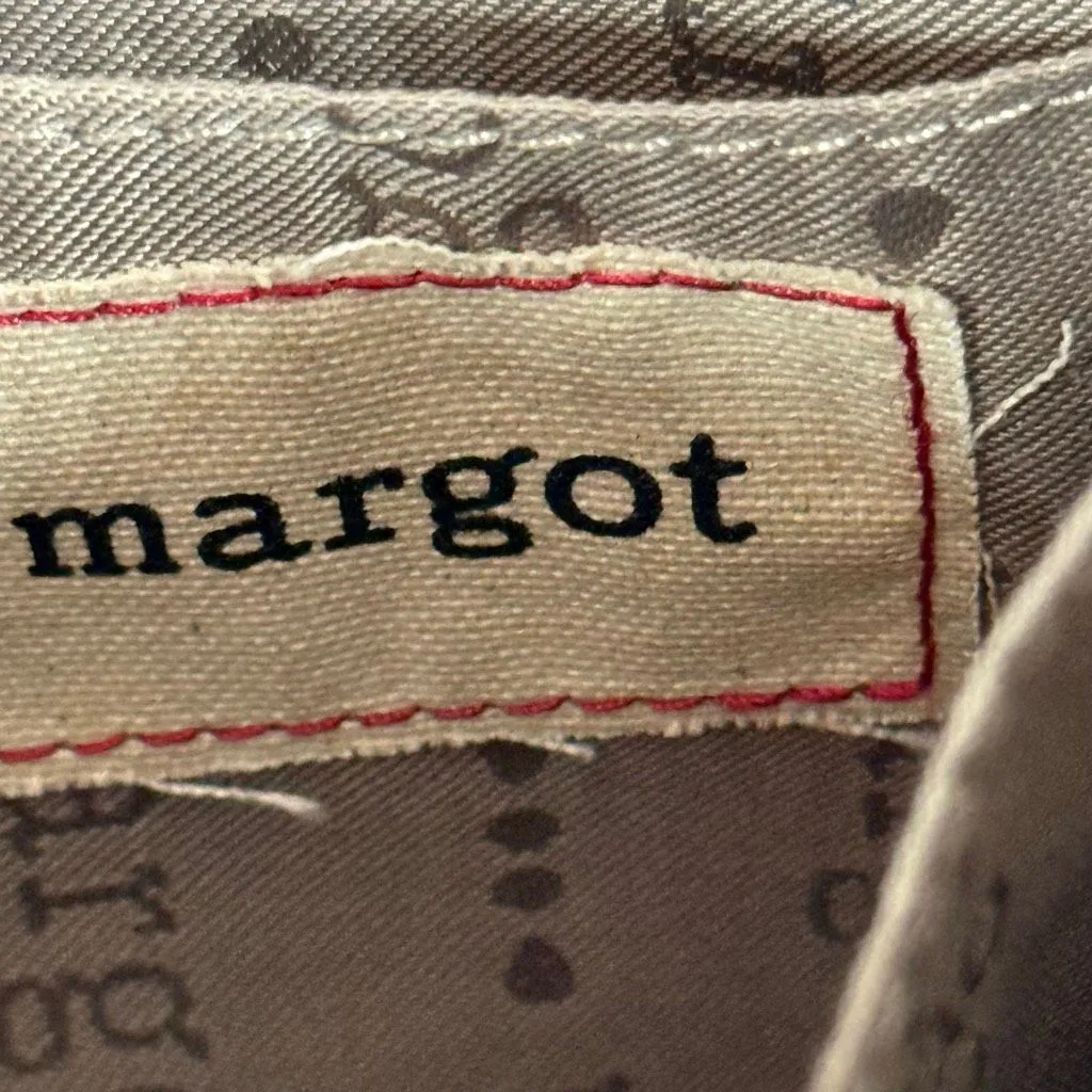 Margot women’s soft black leather shoulder Crossbody purse Silver - Image 3