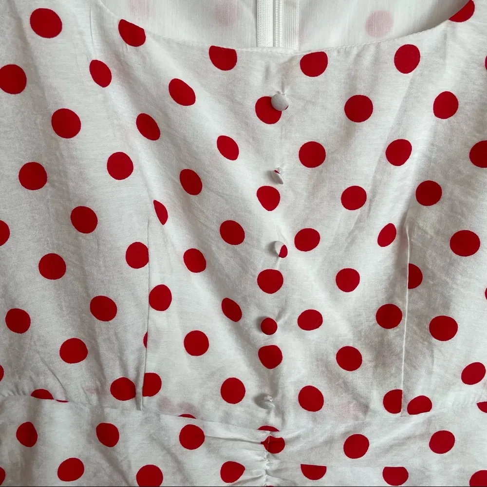 Endless Rose  Polka Dot Dress - Image 4
