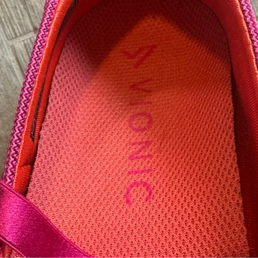 Vionic Womens Sneakers 8.5 Pink Agile Opal Slip On Orthotic Support Mary Jane - Image 6