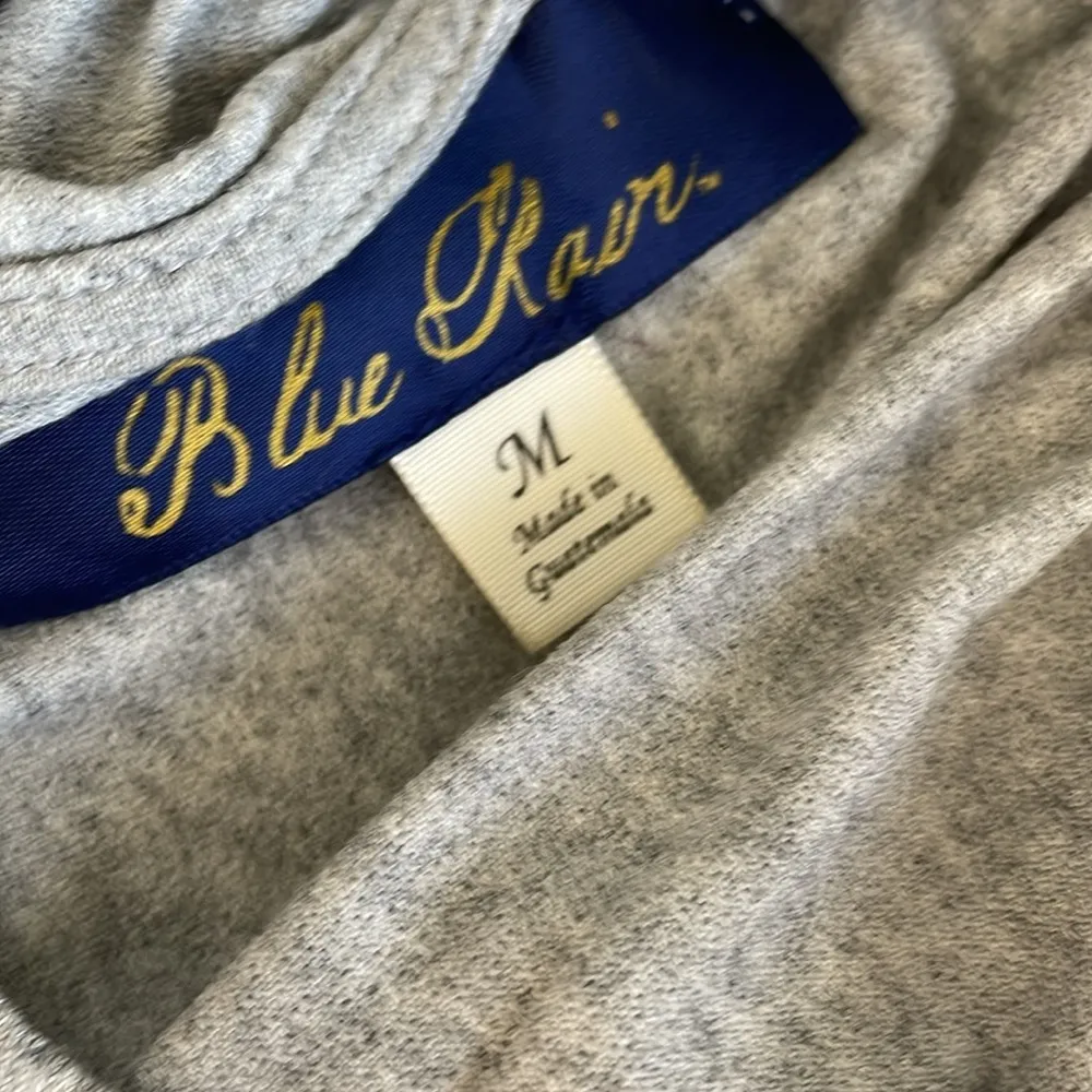 Blue Rain Grey High Neck Crop Top - Image 4