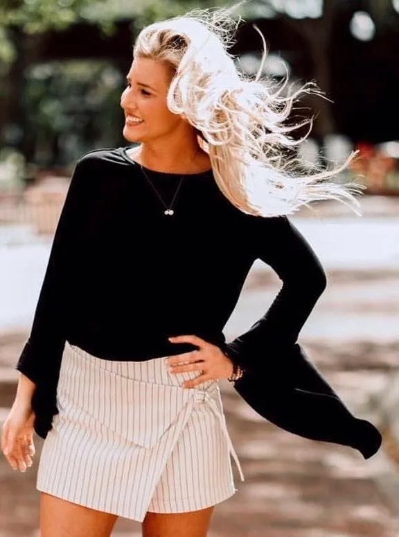 Forever 21 Stripped Skort - Image 2