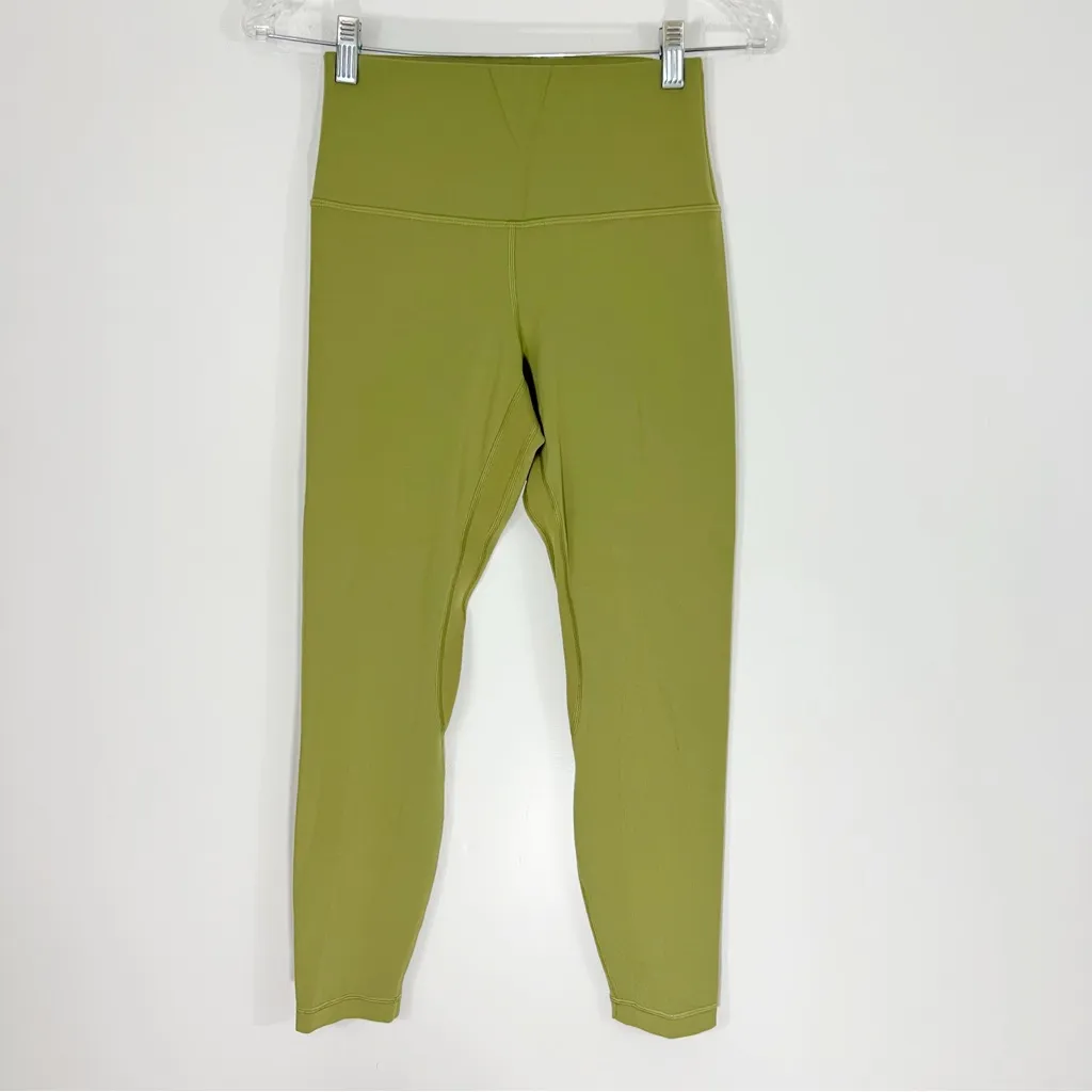 Lululemon Align High Rise Pant in Bronze Green Size 6 - Image 3