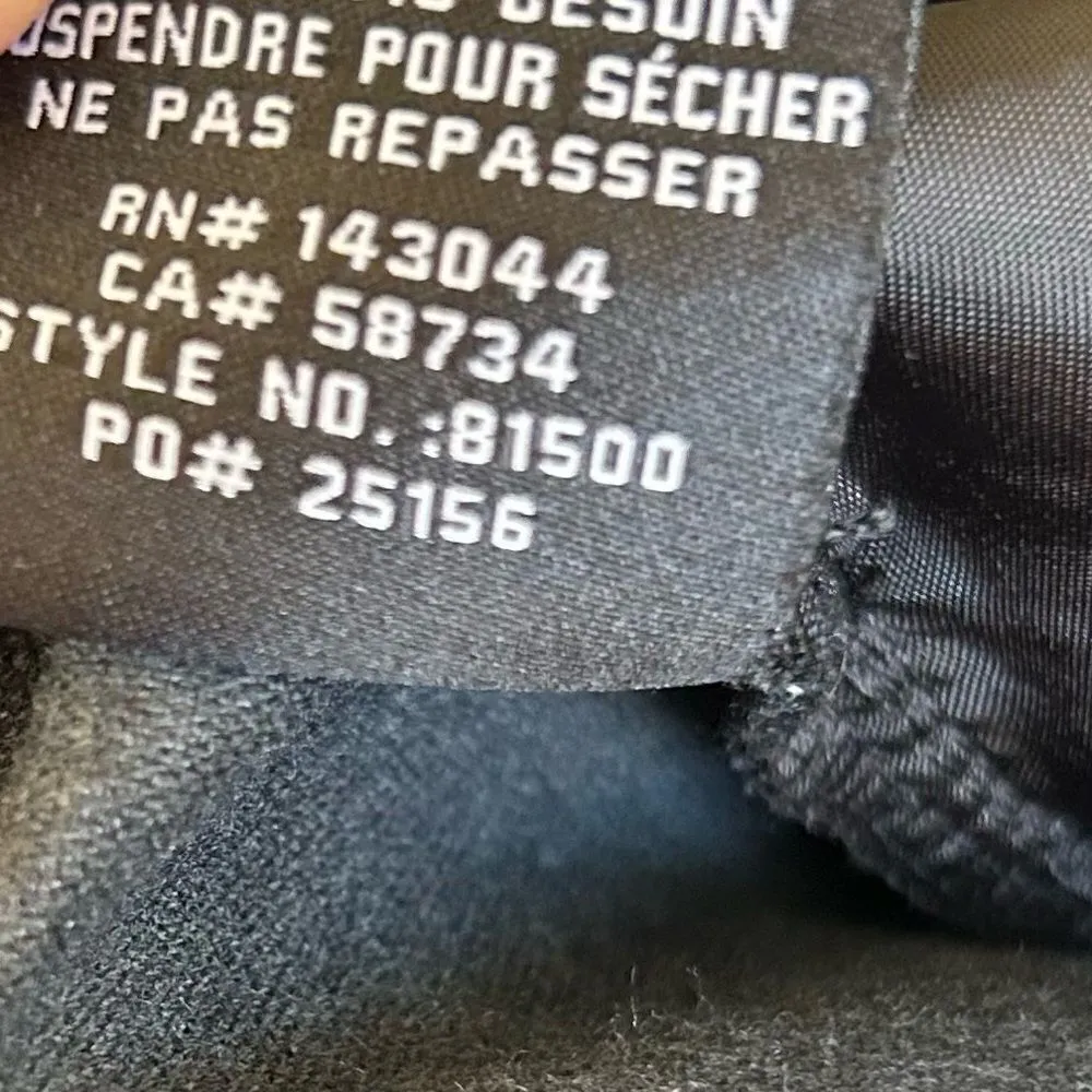 Bagatelle Black Faux Vegan Leather High Rise Wide Leg Pants Size Large - Image 4