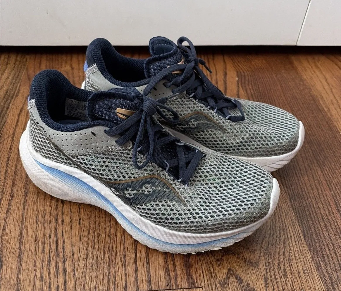 Saucony Kinvara 14 Women’s Size 5 Fossil Pool Athletic Running Shoe - Image 1