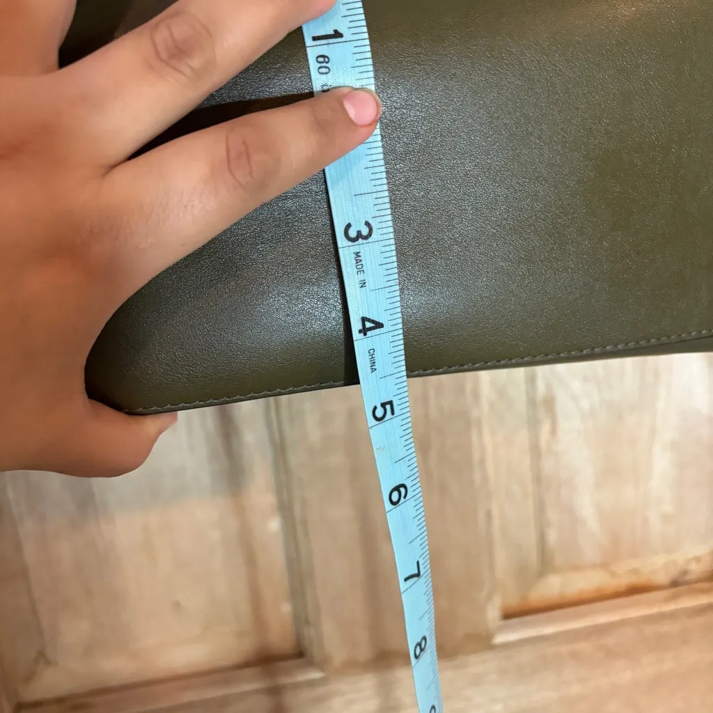 Michael kors Whitney Medium Leather‎ Satchel green crossbody - Image 7